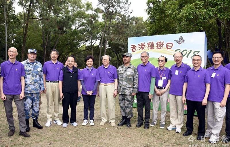 王志民参加2018年香港植树日活动